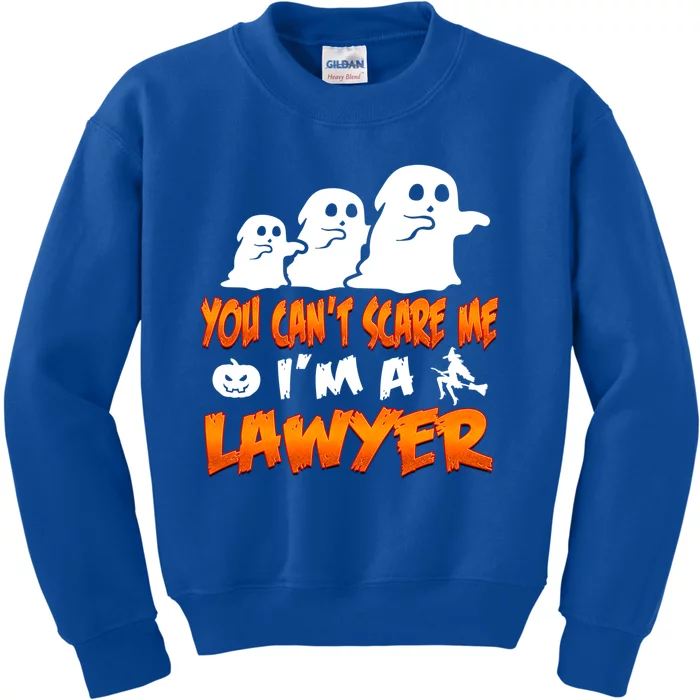 Lawyer Halloween Costume Meaningful Gift You Cant Scare Me Im A Lawyer Gift Kids Sweatshirt