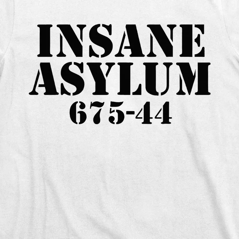 Lazy Halloween Costume Funny Asylum Prison Inmate T-Shirt