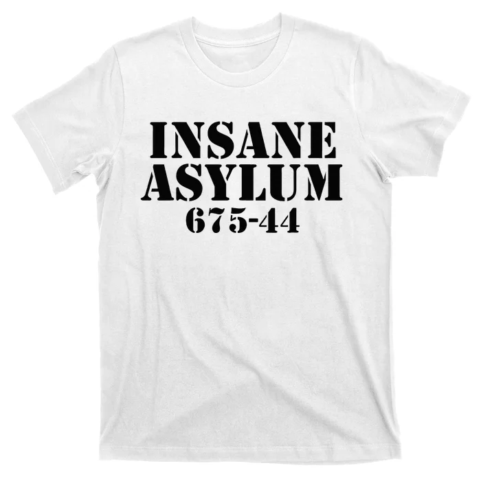 Lazy Halloween Costume Funny Asylum Prison Inmate T-Shirt