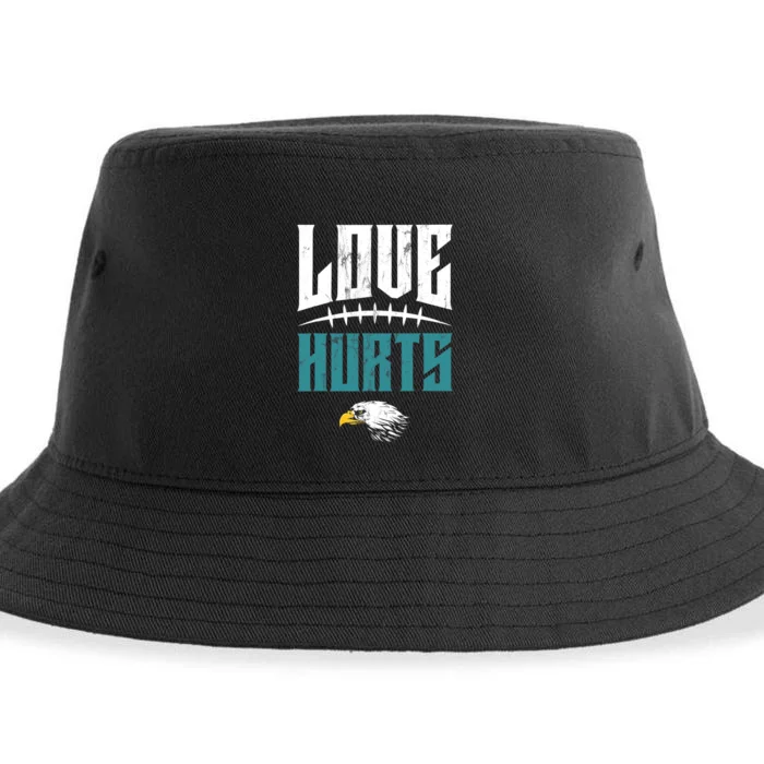 Love Hurts Distressed Sustainable Bucket Hat