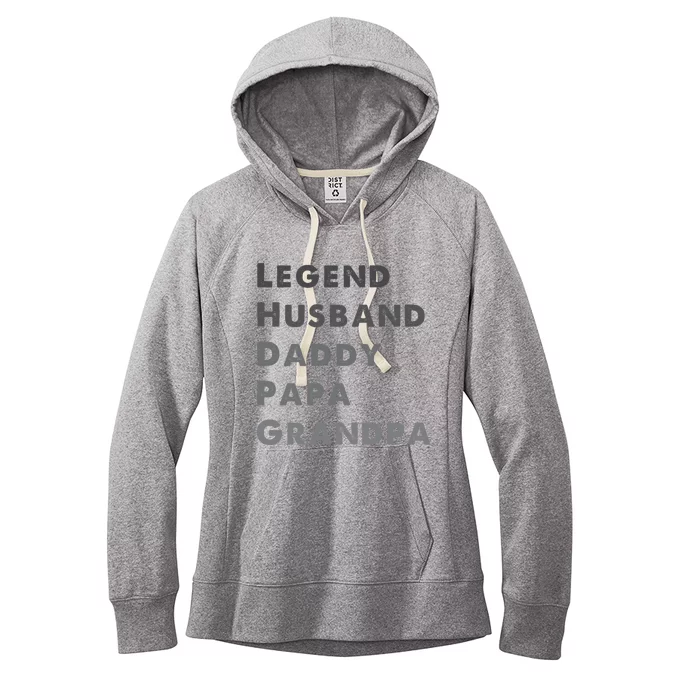 Legend Husband Daddy Pappa Grandpa Fathers Day Gift Women's Fleece Hoodie