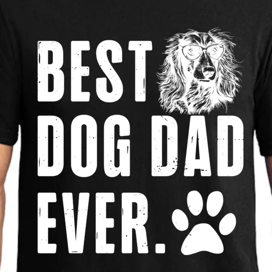 Long Haired Dachshund Daddy Dad Best Dog Dad Ever Gift Pajama Set