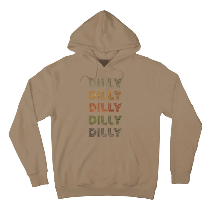 Love Heart Dilly Grunge Vintage Style Black Dilly Hoodie