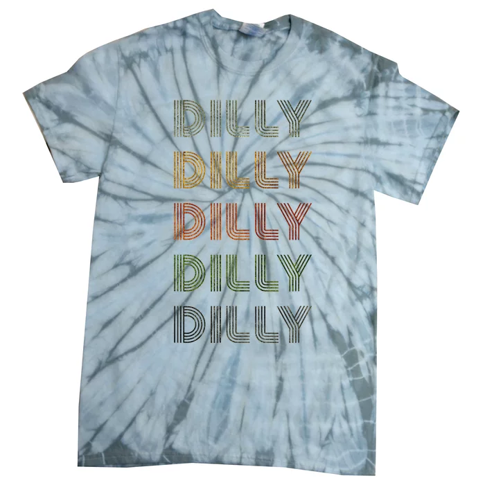 Love Heart Dilly Grunge Vintage Style Black Dilly Tie-Dye T-Shirt