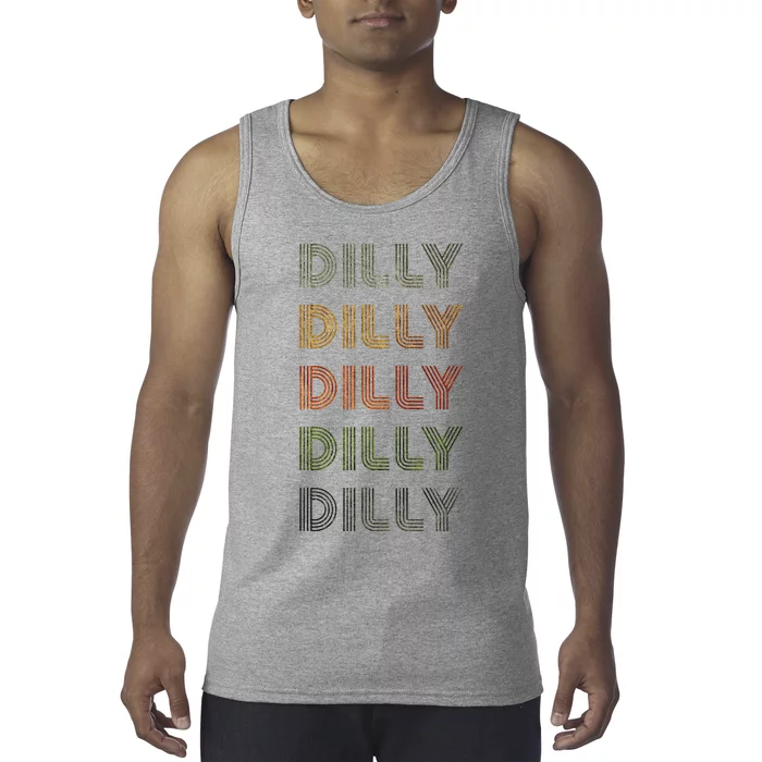 Love Heart Dilly Grunge Vintage Style Black Dilly Tank Top