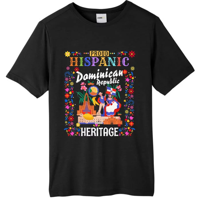 Latin Heritage Dominican Flag Idea Dominican Republic ChromaSoft Performance T-Shirt