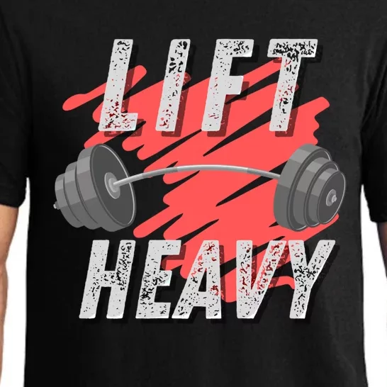 Lift Heavy Deadlift Squat Workout Gym Weightlifting Gift Pajama Set