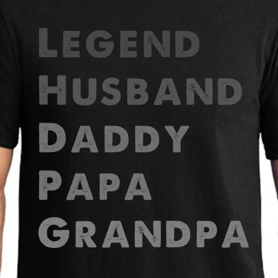 Legend Husband Daddy Pappa Grandpa Fathers Day Gift Pajama Set