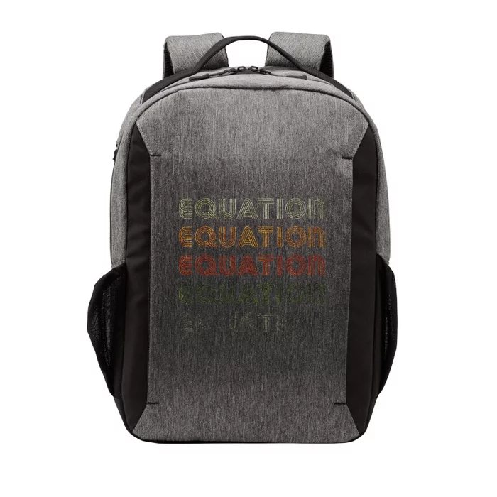 Love Heart Equation Grunge Vintage Style Black Equation Vector Backpack