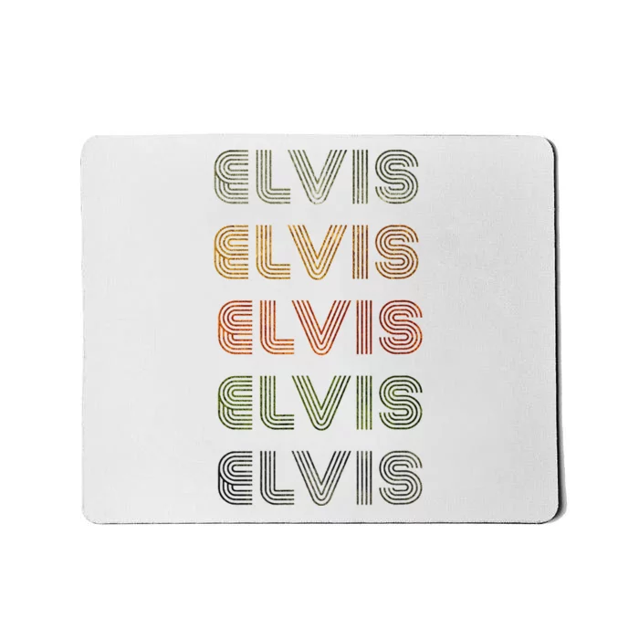 Love Heart E.L.V.Is Grungevintage Style Black E.L.V.I.S Mousepad