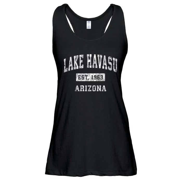 Lake Havasu Est 1963 Arizona Az Vintage Established Sports Ladies Essential Flowy Tank