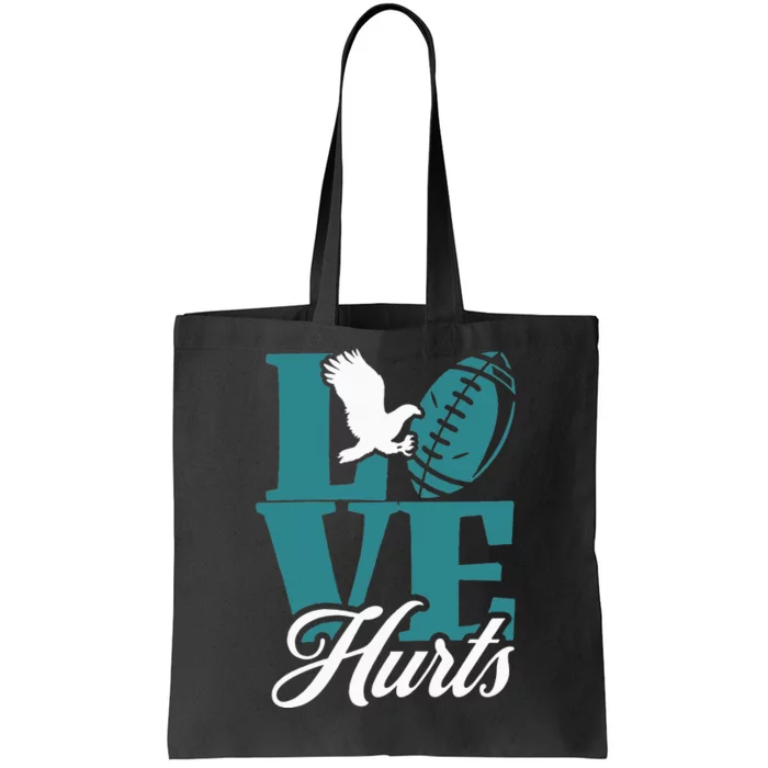 Love Hurts Eagles Retro Tote Bag