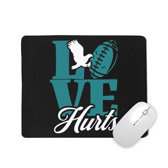 Love Hurts Eagles Retro Mousepad