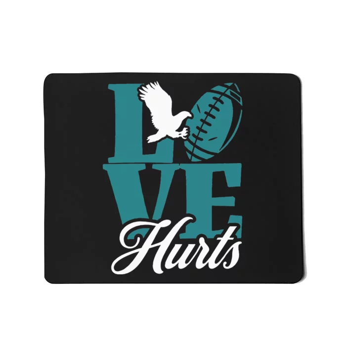 Love Hurts Eagles Retro Mousepad