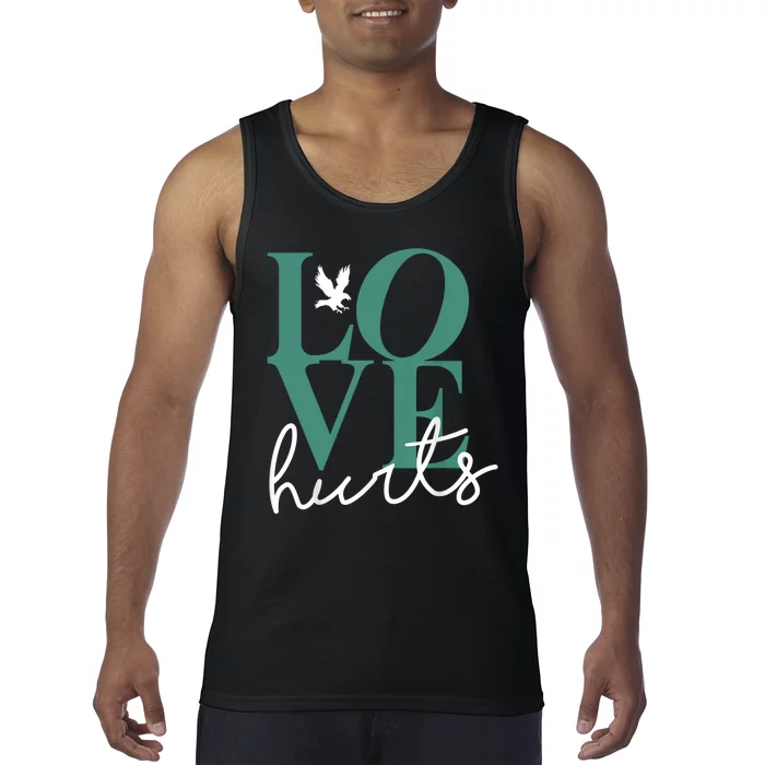 Love Hurts Eagle Retro Tank Top