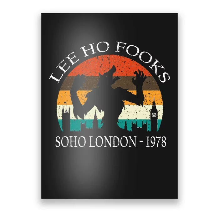 L.E.E H.O F.O.O.K.S Distressed Poster