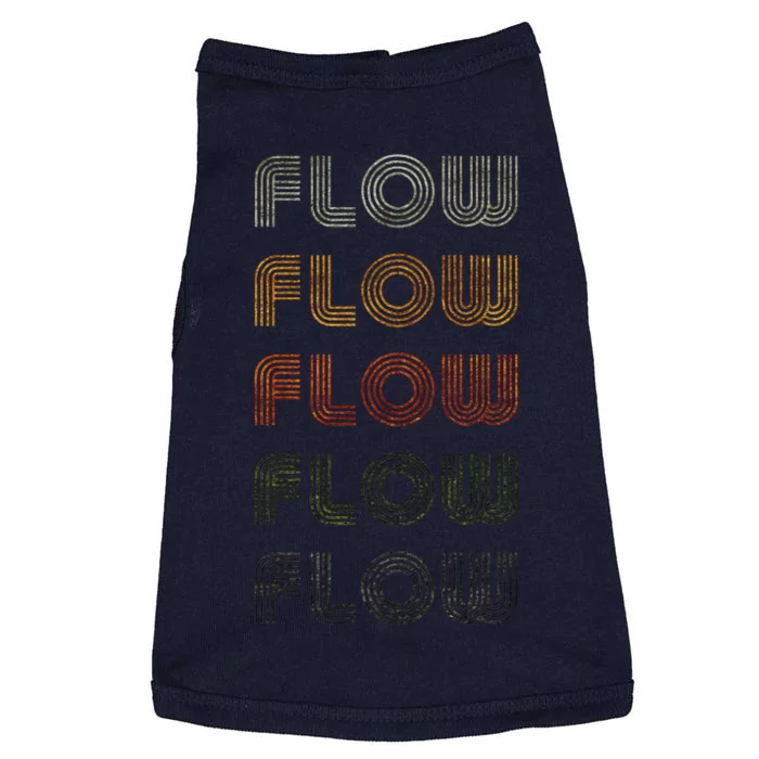 Love Heart Flow Grunge Vintage Style Black Flow Doggie Tank