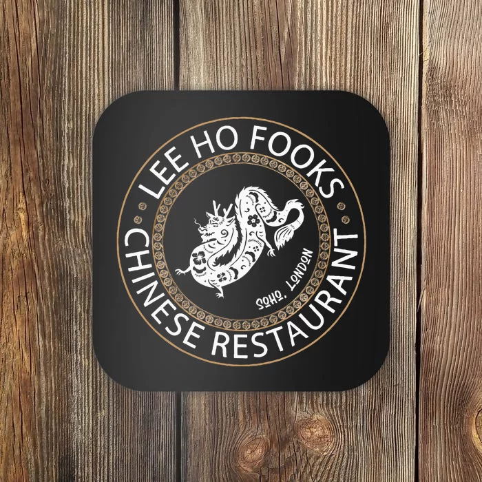 L.E.E H.O F.O.O.K.S Chinese Restaurant Coaster