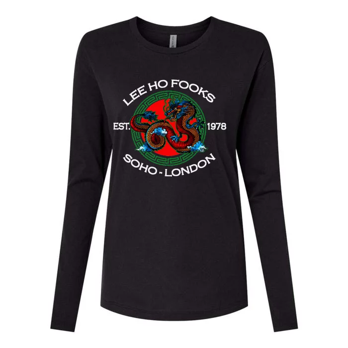 L.E.E H.O F.O.O.K.S Chinese Restaurant Womens Cotton Relaxed Long Sleeve T-Shirt