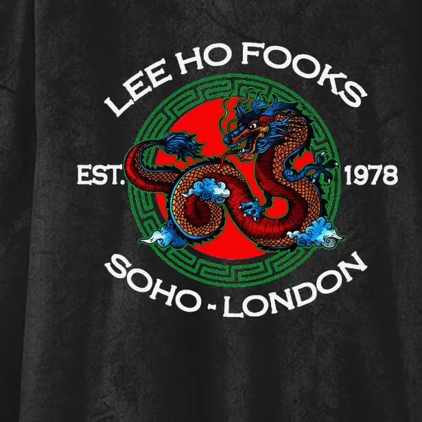 L.E.E H.O F.O.O.K.S Chinese Restaurant Hooded Wearable Blanket