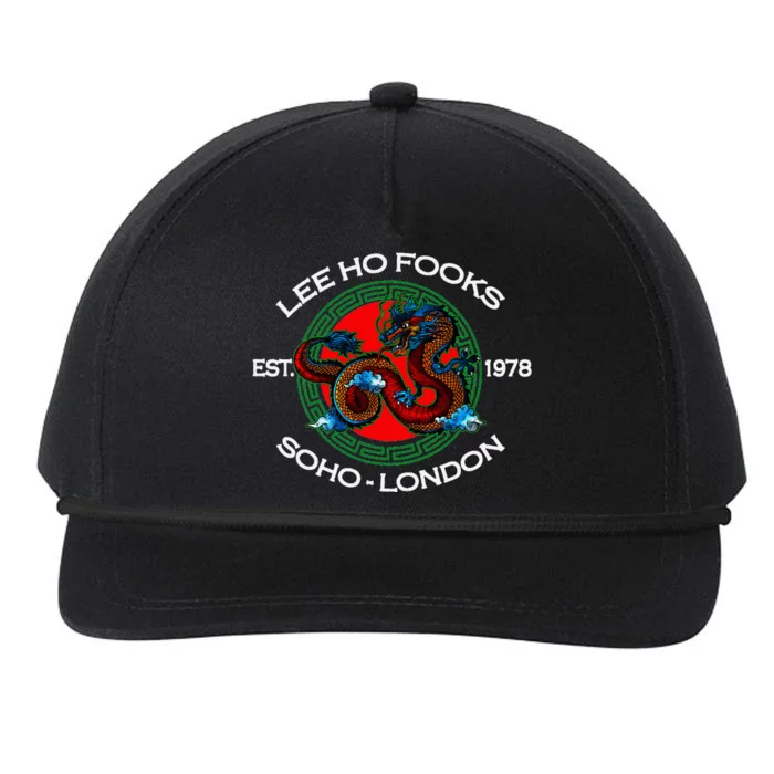 L.E.E H.O F.O.O.K.S Chinese Restaurant Snapback Five-Panel Rope Hat