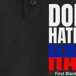 Love Haiti First Black Republic History Revolution 1804 Dry Zone Grid Performance Polo