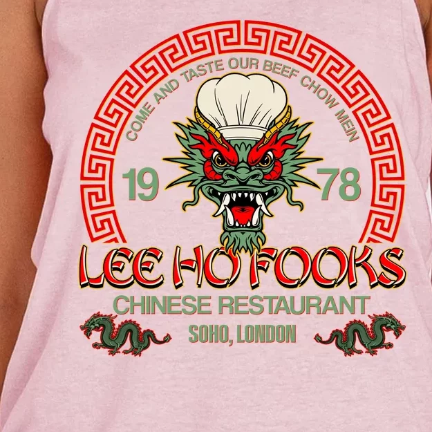 Lee Ho Fooks Chinese Restaurant Soho London Women's Knotted Racerback Tank