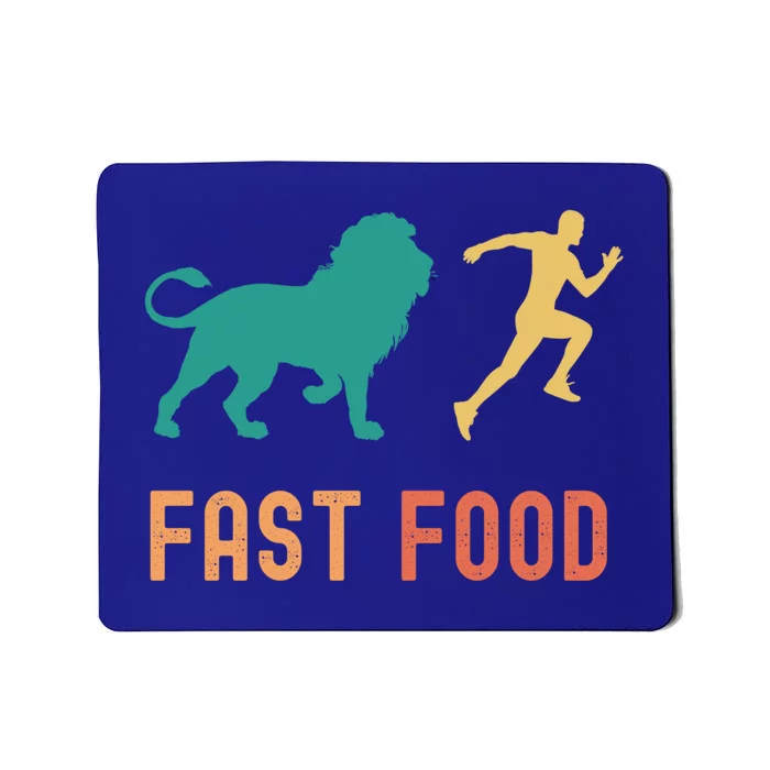 Lion Hunter Fast Food Funny Gift Mousepad