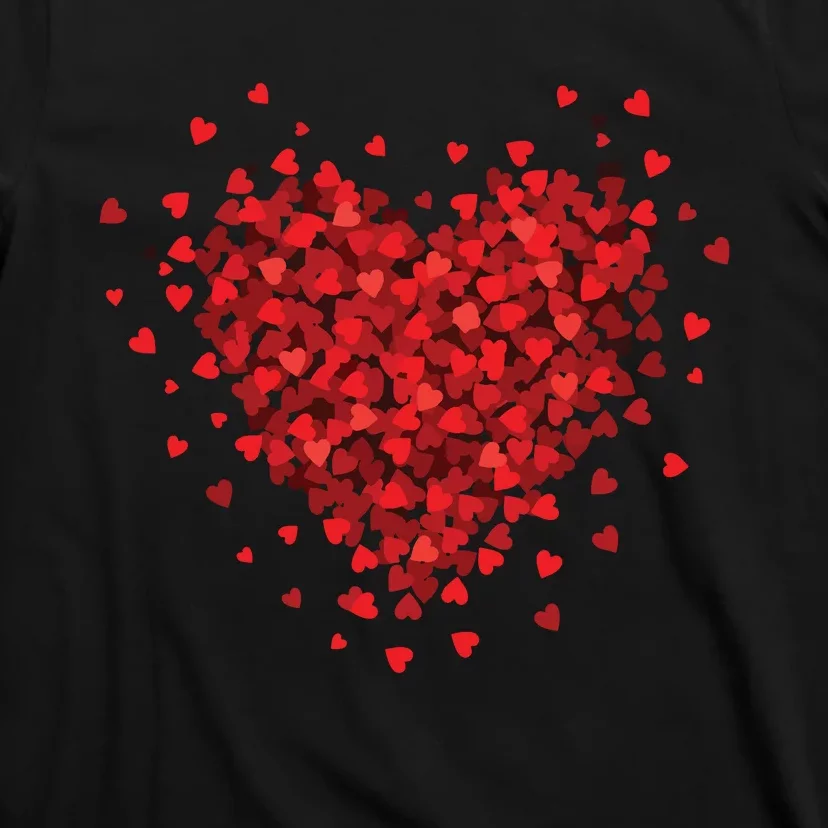 Love Heart Graphic Valentines Day T-Shirt