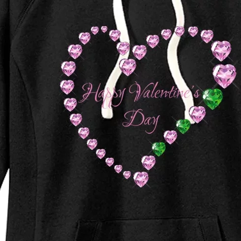 Love! Heartgiftshaped Gemstones Image Valentine Gift Women's Fleece Hoodie