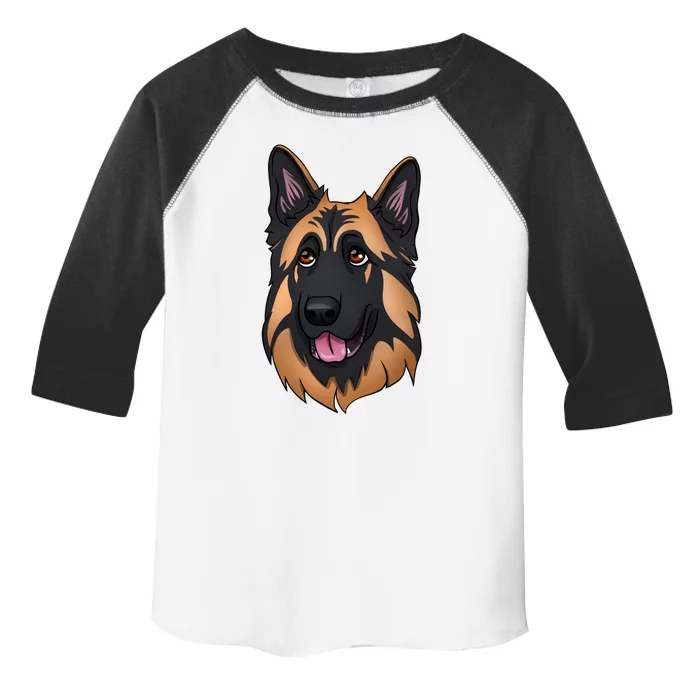 Long Hair Ger Shepherd Dog Funny Gift Toddler Fine Jersey T-Shirt