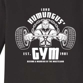 Lord Humungus' Gym Baby Long Sleeve Bodysuit
