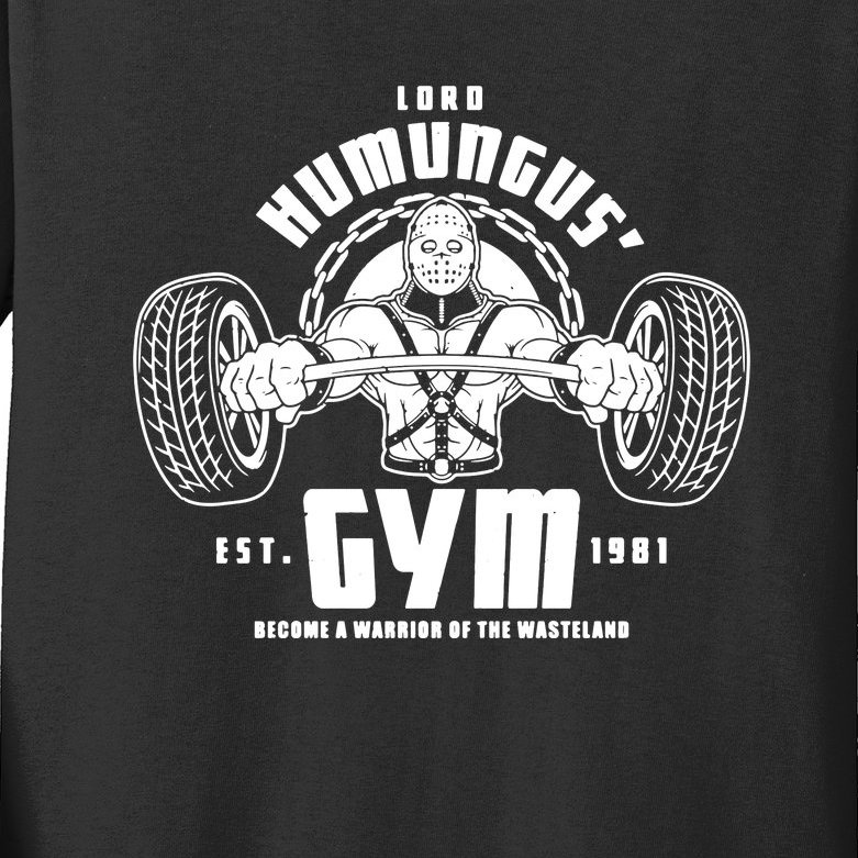 Lord Humungus' Gym Kids Long Sleeve Shirt