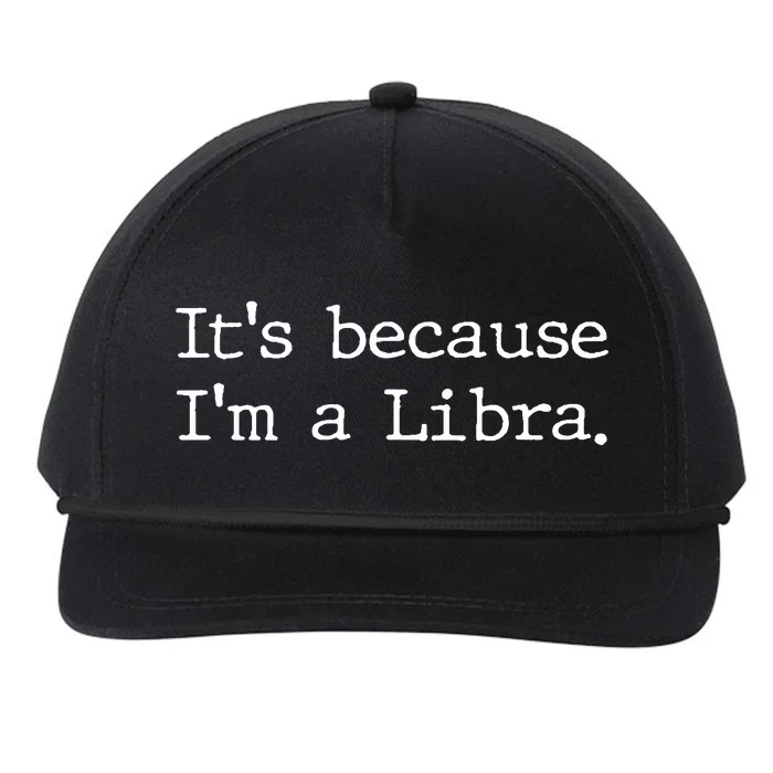 Libra Horoscope Gifts Women Men Zodiac Sign Astrology Snapback Five-Panel Rope Hat