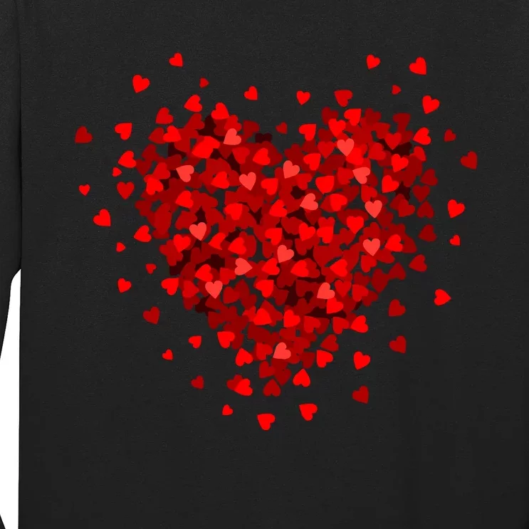 Love Heart Graphic ValentineS Day Long Sleeve Shirt