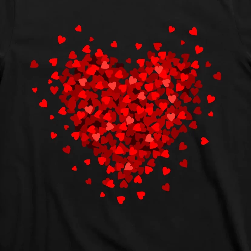 Love Heart Graphic ValentineS Day T-Shirt