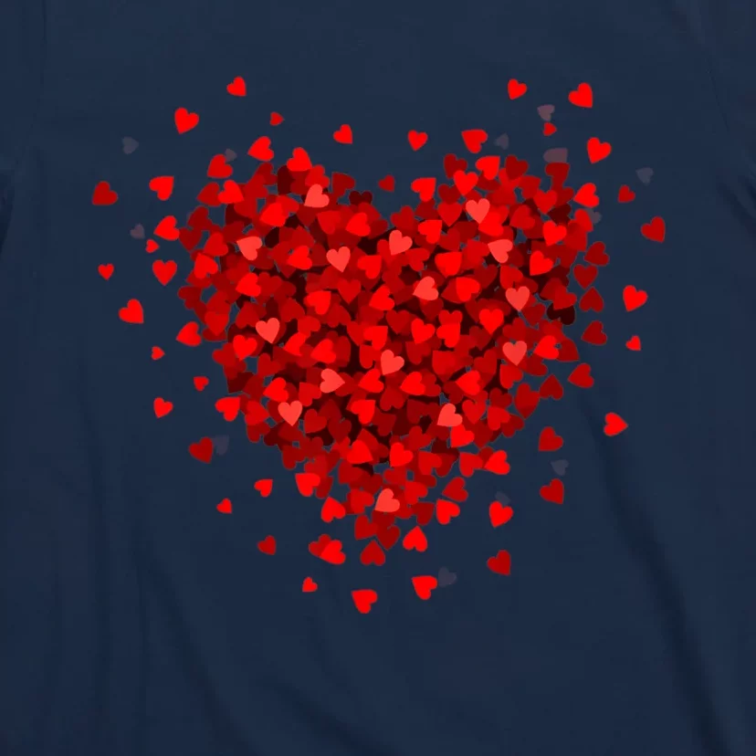 Love Heart Graphic Valentine's Day T-Shirt