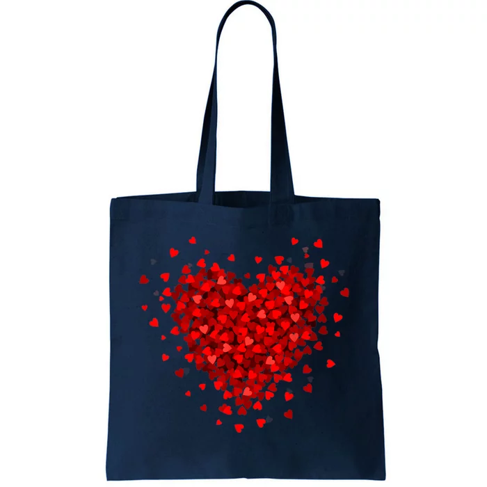 Love Heart Graphic Valentine's Day Tote Bag