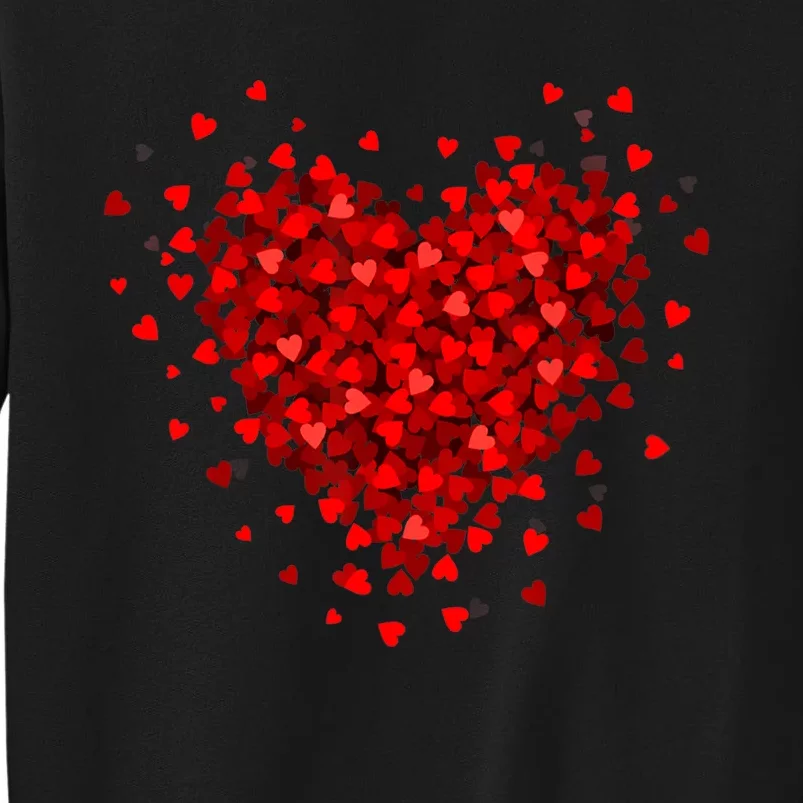 Love Heart Graphic Valentines Day Sweatshirt