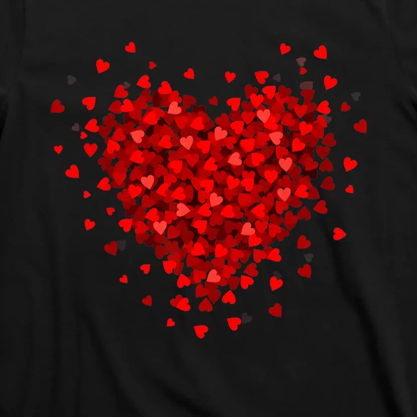 Love Heart Graphic Valentines Day T-Shirt