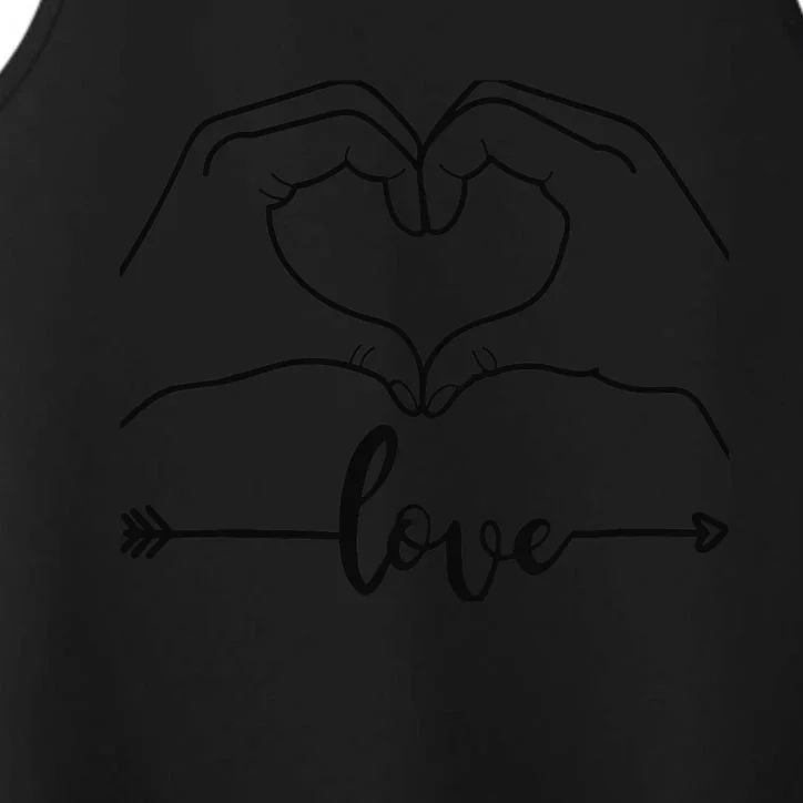 Love Heart Gifts For Wo Boy In Valentines Day Performance Tank