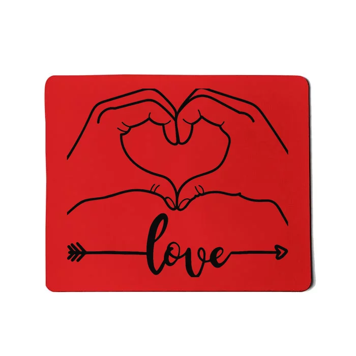 Love Heart Gifts For Wo Boy In Valentines Day Mousepad