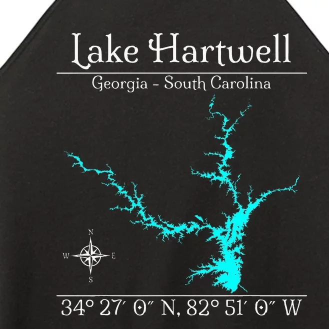 Lake Hartwell Georgia South Carolina Women’s Perfect Tri Rocker Tank