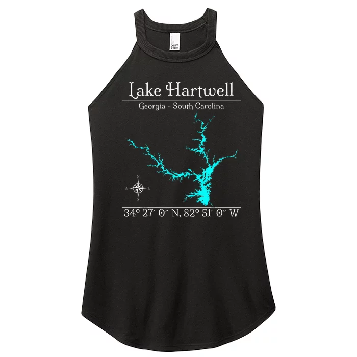 Lake Hartwell Georgia South Carolina Women’s Perfect Tri Rocker Tank