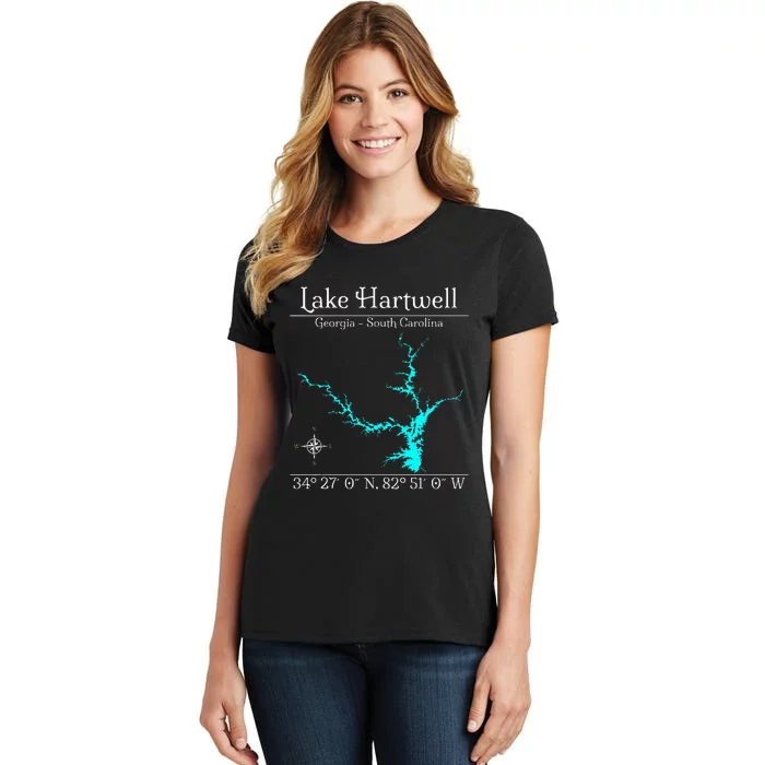 Lake Hartwell Georgia South Carolina Women's T-Shirt