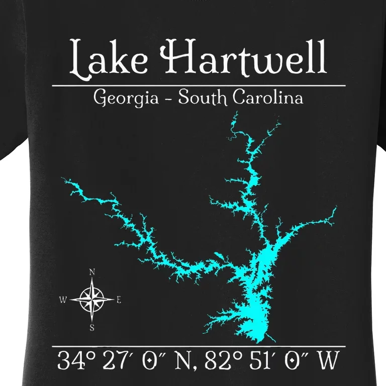 Lake Hartwell Georgia South Carolina Women's T-Shirt