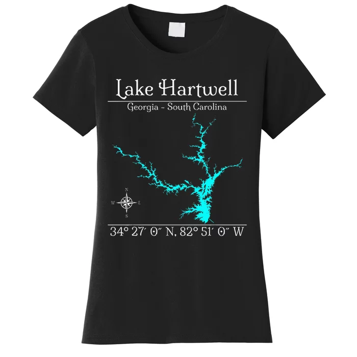 Lake Hartwell Georgia South Carolina Women's T-Shirt