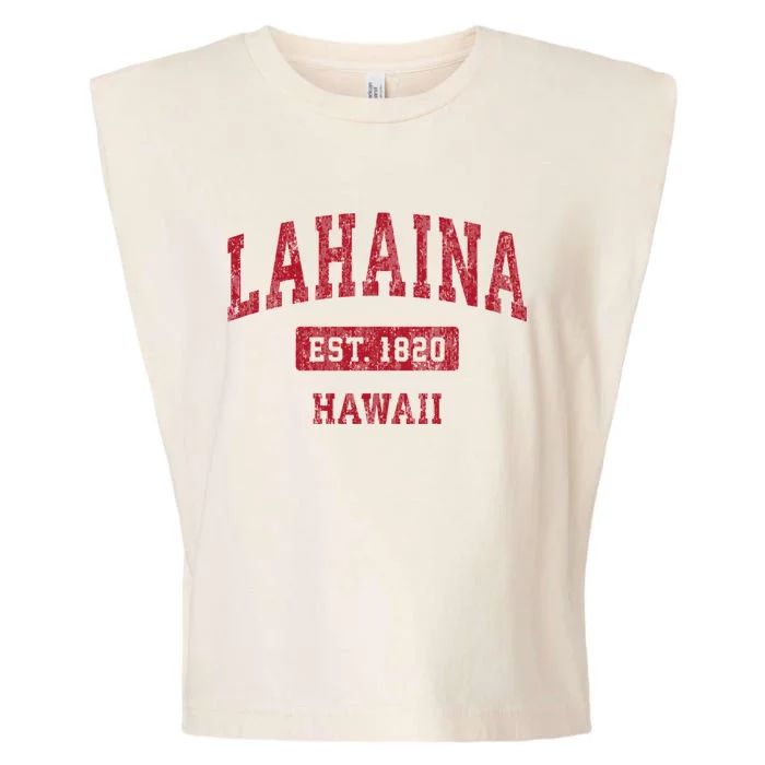 Lahaina Hawaii Hi Vintage Sports Garment-Dyed Women's Muscle Tee