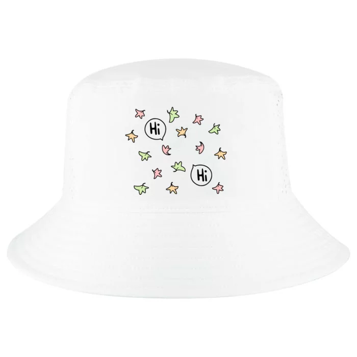 Leaves Hi Hi Bubblefree Cool Comfort Performance Bucket Hat