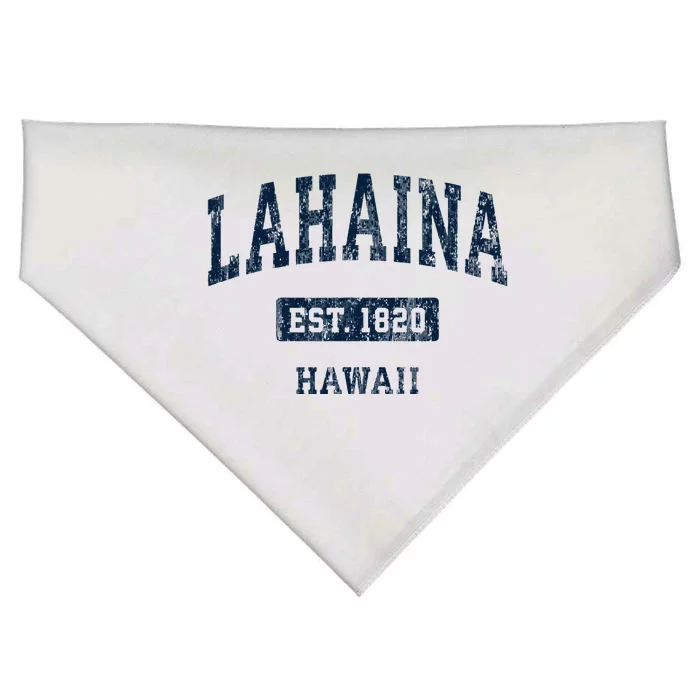 Lahaina Hawaii Hi Vintage Sports Established USA-Made Doggie Bandana